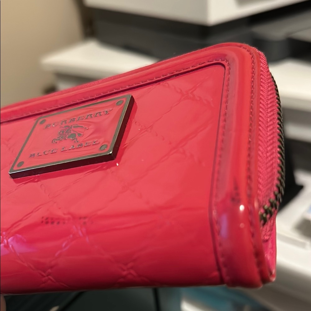 ❌ SOLD ❌ Burberry Blue Label Pink Quilted Women's Wallet - Picture 11 of 11